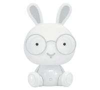 Lámpara de sobremesa LED Bunny (3 W, Ø x Al: 19,5 x 30 cm, Blanco)
