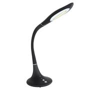 Lámpara de sobremesa LED Pattaya (9 W, L x An x Al: 17,9 x 17,9 x 34,6 cm, Negro, Blanco frío)