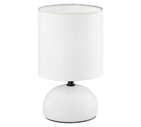 Lámpara de sobremesa Luci (40 W, Ø x Al: 14 x 23 cm, Blanco, E14)