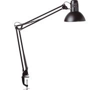 Lámpara de pinza MAULstudy, negra, altura 44 cm, metal