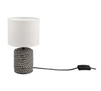 Lámpara de sobremesa redonda Mala (40 W, Ø x Al: 15 x 26 cm, Marrón, Natural, E14)