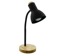 Lámpara de sobremesa Veradal (40 W, L x An x Al: 16 x 12,5 x 49 cm, Negro, E27)