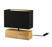 Lámpara de sobremesa Woody (60 W, L x An x Al: 12 x 30 x 30 cm, Madera, E27)