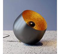 Lámpara de suelo Kare Apollon, negra, Ø 50 cm