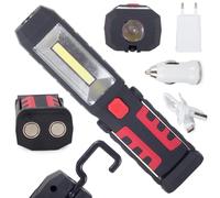 Lámpara de taller de cables LED 3V1 COB + Banco de energía