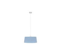 Lampara colgante consciencia 1e27 celeste 40d de fabrilamp.