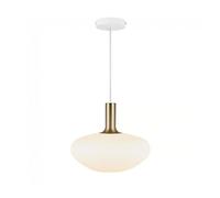 Nordlux Colgante Alton pantalla de vidrio opalino, Ø 35 cm