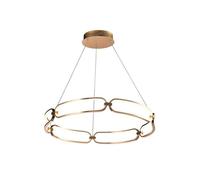 Lampara de techo aluminio color dorado serie 0cm