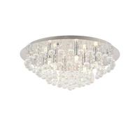 Lámpara de techo 'Antonino' en Plateado hecho de Cristal e.o. para Salón & Comedor (8 llamas, G9) de Lindby | lámpara de techo de cristal, lámpara de techo, lámpara
