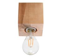 Lámpara de techo Ariz de madera natural