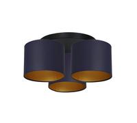 Lámpara de Techo Azul Oro Tela B: 45 CM E27 Blendarm Deckenleuchte Salón