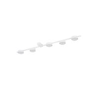 Lámpara De Techo Blanca 98Cm Moderna 5X GX53 MAURYA Para Sala De Estar Y Pasillo