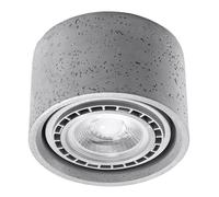 Lámpara de Techo Bombilla Concreto Pequeño Ø 14CM H: 9 CM GU10 Cocina Pasillo