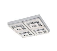 Lámpara De Techo Clásica Cuadrada LED Ahorro De Energía Cromo