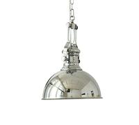 Lámpara de techo colgante americana Lámpara colgante de estilo industrial de hierro retro Lámpara de techo cromada galvanizada Modelo de villa Sala colgante Comedor Lámpara de techo Iluminación