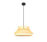 Lámpara de techo colgante bambu bertino neg/natural 1xe27 46d