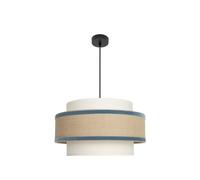 Lámpara de techo colgante Cornalina 1x27 Beis/azul