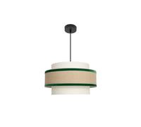 Abrila Cornalina Beis-Verde 40Cm - Lámpara Colgante 1Xe27