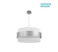 Lámpara de techo colgante fabrilamp bremen 3xe27 para iluminación de