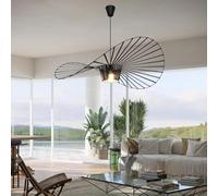 Lámpara de Techo Colgante Retro LED Vértigo Lámparas de araña,Fibra de vidrio + sombrero de poliuretano lámpara industrial salón Restaurante Luces,E27 60W