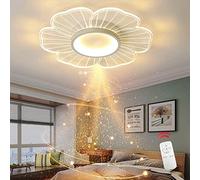 Lámpara de Techo con diseño de Flores, iluminación para guardería Infantil, Pantalla acrílica, lámpara de Techo LED con Dibujos Animados, lámpara Colgante Circular Creativa, lámpara Colgante