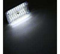 Lámpara de techo de 12 V con 36 LED para interior del vehículo, techo, lectura y uso en el maletero, con control de puerta abierta y material plástico ABS