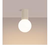 Lámpara de techo de colores Halo con IP44 Beige