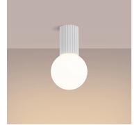 Lámpara de techo de colores Halo con IP44 Blanco