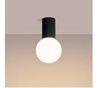 Lámpara de techo de colores Halo con IP44 Negro