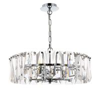 Lámpara De Techo De Cristal Para Mesa De Comedor Ø51,7 Cm E14 Cocina