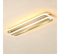 Lámpara de techo de tira larga minimalista moderna, luces de techo de montaje semiempotrado lineal, lámpara de techo LED de atenuación for sala de estar, dormitorio, comedor, cocina, pasillo ( Color :