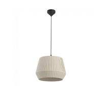 Nordlux Lámpara colgante Dicte, atada a mano, Ø40cm, ámbar