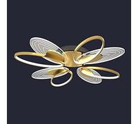 Lámpara de techo empotrada LED moderna, lámparas de panel acrílico LED, lámpara de montaje semi empotrada, lámpara colgante compatible con decoración del hogar, sala de estar, dormitorio, comedor