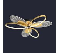 Lámpara de techo empotrada LED moderna, lámparas de panel acrílico LED, lámpara de montaje semi empotrada, lámpara colgante compatible con decoración del hogar, sala de estar, dormitorio, comedor