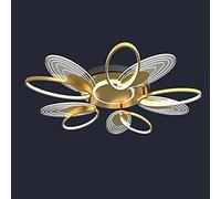 Lámpara de techo empotrada LED moderna, lámparas de panel acrílico LED, lámpara de montaje semi empotrada, lámpara colgante compatible con decoración del hogar, sala de estar, dormitorio, comedor