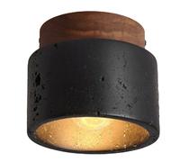 Lámpara de techo estilo japonés Wabi-Sabi E27 con atenuación de tres colores B