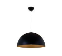 Lámpara de techo gaspar lumit 40w altura regulable negro ø40 cm