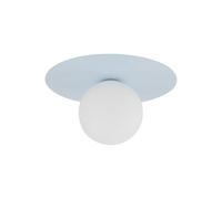 Lámpara de Techo Habitación Cristal Metal G9 Redondo Ø 25CM Claro Blanco Bola