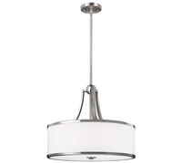 Lámpara De Techo ILVY CROM Ø47cm 4xE27 Ajustable Clásica Salón
