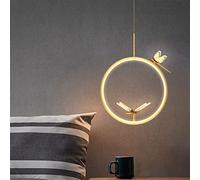 Lámpara de techo Lámpara colgante LED moderna y sencilla Lámpara colgante para habitación cálida Lámpara de estudio creativa personalizada Decoración Lámpara colgante de techo Vida interesante