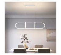 Lampara de Techo, Lámparas Colgantes Circulares LED de Estilo Minimalista for decoración del hogar, mesas Comedor y Bares. contemporáneas(Warm Light,White)