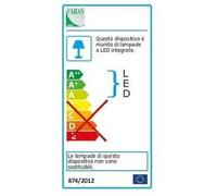 Lámpara de techo LED BARD moderna 39W Blanco 3394-61-102 Fabas Luce