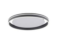 PAUL NEUHAUS Q-Vito, lámpara de techo LED, antracita - 59 cm