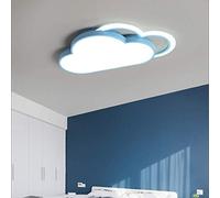 Lámpara de Techo Led con Diseño de Nubes, Diseño de Dibujos Animados, Color Azul, Gris, Rosa, Amarillo Y, Luz Cálida Natural, 3 Colores, Hierro Y, Ideal para Decorar Habitaciones Infantiles Y Niñas./A