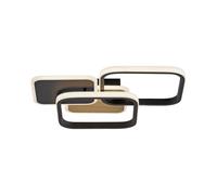 Lámpara De Techo LED De Metal: 46 Cm Pequeña 3000 K 3300 Lm Negra