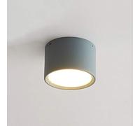 Lámpara De Techo Led Empotrable, Moderna, Sencilla, Cilíndrica, Iluminación De Techo, Luz Neutra, Mini, Adecuada para Interiores, Pasillo, Sala De Estar Y Sala De Exposiciones. Gray Medium