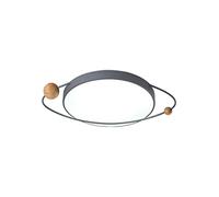 Lámpara de Techo Led Empotrada Rede Maderaiza Y Hierro Forjado, Creativa, con Luz Blanca de 6000 K Y Pantalla Acrílica, Ideal para Sala de Estar Y Dormitorio./Otros