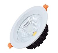 Lámpara de Techo LED empotrada superbrillante, Panel de luz empotrada ultradelgado de Alto CRI, focos de Aluminio antideslumbrantes, iluminación direccional Comercial, fácil instalación, Paquete
