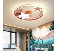 Lámpara de Techo LED Lámpara Infantil Moderna Guardería Niños Niñas Suspensión Luces de Cielo Estrellado Estrella Regulable con Control Remoto Lámpara Colgante Dormitorio Luz Colgante Sala de Estar