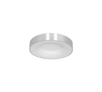 Lámpara De Techo LED Metal Plástico en Plata Blanco 2700K Deckenleuchte